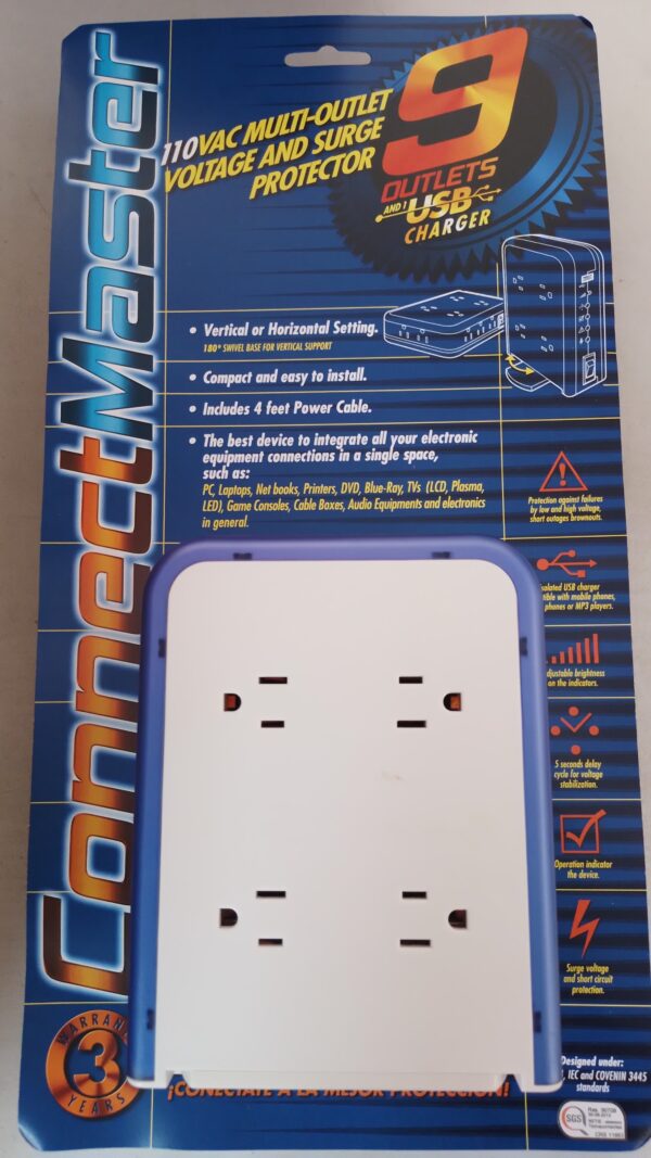BREAKERMATIC CONNECTMASTER, 9 OUTLET and 1 USB CHARGER - Image 4