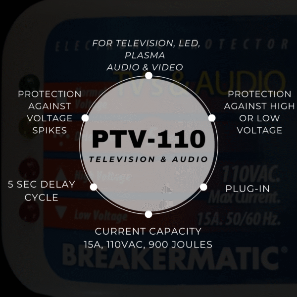 BREAKERMATIC TVs and Audio, PTV-110 - Image 3