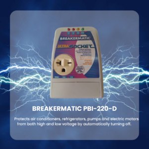 BREAKERMATIC ULTRASOCKET 220V, PBI-220-D