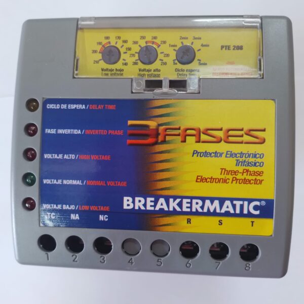 BREAKERMATIC 3 FASES 208, PTE-208-AD